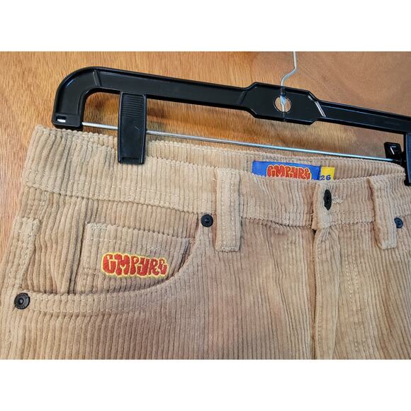 NWT - Zumiez Empyre Khaki Corduroy Loose Fit Skate Pants - Tan - Sz: Youth 26 - Picture 3 of 5